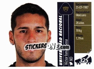 Sticker Víctor Ismael Sosa - Liga BBVA Bancomer Apertura 2015 - Panini