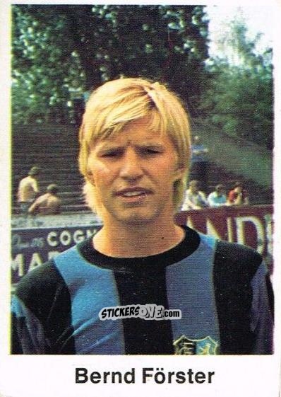 Sticker Bernd Forster - Fussball 1976-1977 n. 74 - Bergmann