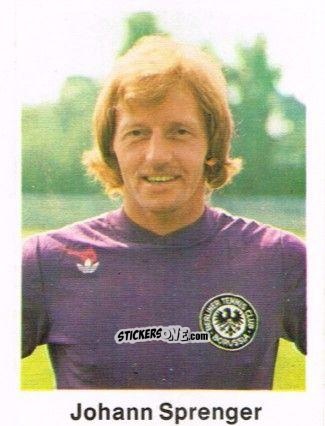 Cromo Johann Sprenger - Fussball 1976-1977 n. 81 - Bergmann
