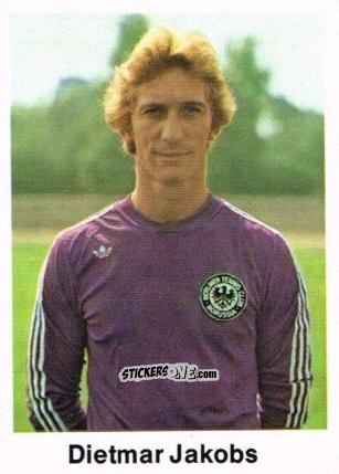 Figurina Dietmar Jakobs - Fussball 1976-1977 n. 82 - Bergmann