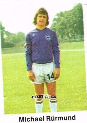 Cromo Michael Rürmund - Fussball 1976-1977 n. 91 - Bergmann