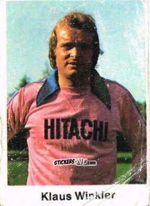 Figurina Klaus Winkler - Fussball 1976-1977 n. 142 - Bergmann