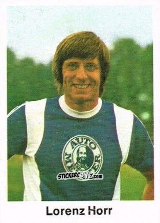 Cromo Lorenz Horr - Fussball 1976-1977 n. 153 - Bergmann