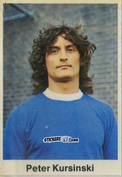 Cromo Peter Kursinski - Fussball 1976-1977 n. 175 - Bergmann
