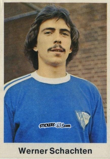 Cromo Werner Schachten - Fussball 1976-1977 n. 180 - Bergmann