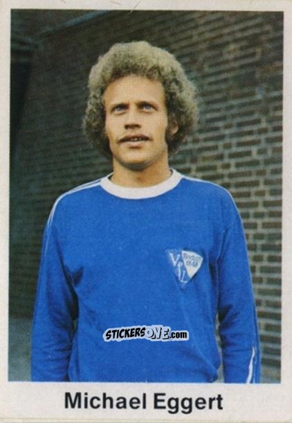 Figurina Michael Eggert - Fussball 1976-1977 n. 186 - Bergmann