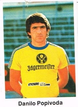 Sticker Danilo Popivoda - Fussball 1976-1977 n. 198 - Bergmann