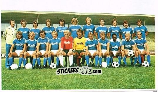Sticker Mannschaft - Fussball 1976-1977 n. 206 - Bergmann