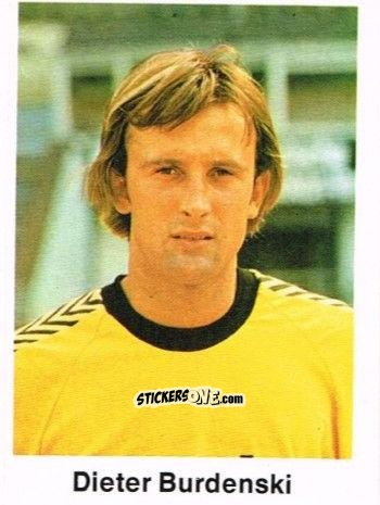 Figurina Dieter Burdenski - Fussball 1976-1977 n. 208 - Bergmann