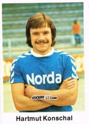 Figurina Hartmut Konschal - Fussball 1976-1977 n. 225 - Bergmann