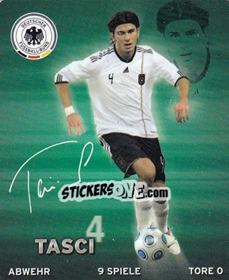 Sticker Serdar Tasci - DFB-Sammelalbum 2010 n. 4 - Rewe