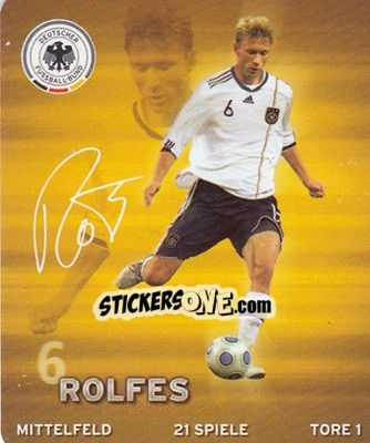 Sticker Simon Rolfes - DFB-Sammelalbum 2010 - Rewe