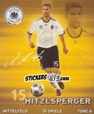 Sticker Thomas Hitzlsperger - DFB-Sammelalbum 2010 n. 15 - Rewe