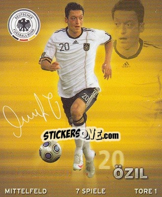 Sticker Mesut Özil - DFB-Sammelalbum 2010 n. 20 - Rewe