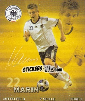 Sticker Marko Marin - DFB-Sammelalbum 2010 - Rewe