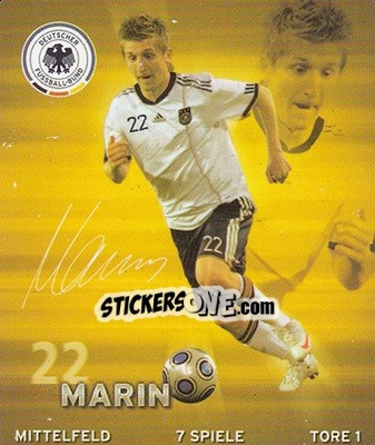 Figurina Marko Marin - DFB-Sammelalbum 2010 n. 22 - Rewe