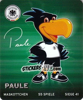 Sticker Paule - DFB-Sammelalbum 2010 n. 25 - Rewe