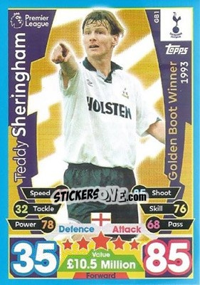 Sticker Teddy Sheringham