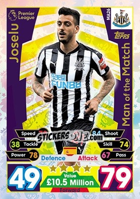 Figurina Joselu - English Premier League 2017-2018. Match Attax Extra - Topps