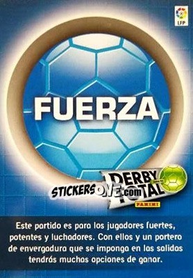 Sticker Fuerza - Derby Total Spain 2005-2006 - Panini