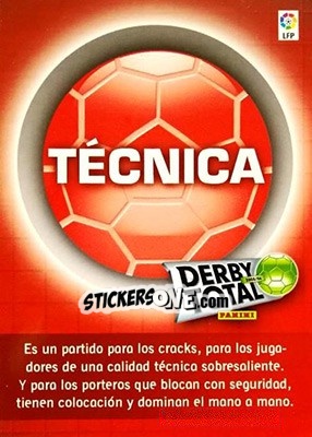Sticker Tecnica - Derby Total Spain 2005-2006 n. CI-T - Panini
