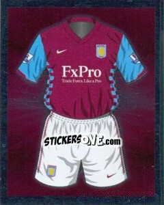 Sticker Aston Villa - Premier League Inglese 2010-2011 - Topps