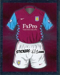 Sticker Aston Villa - Premier League Inglese 2010-2011 n. 4 - Topps