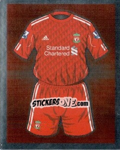 Sticker Liverpool - Premier League Inglese 2010-2011 n. 12 - Topps