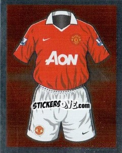 Figurina Manchester United - Premier League Inglese 2010-2011 - Topps