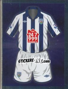 Figurina West Bromwich Albion - Premier League Inglese 2010-2011 - Topps