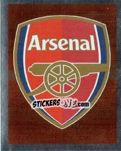 Figurina Arsenal Logo - Premier League Inglese 2010-2011 - Topps