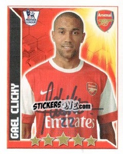 Sticker Gael Clichy - Premier League Inglese 2010-2011 - Topps