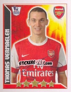 Sticker Thomas Vermaelen - Premier League Inglese 2010-2011 n. 29 - Topps