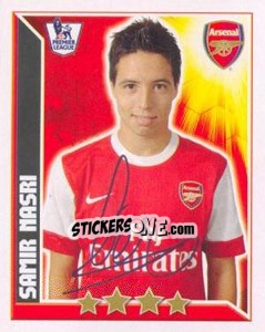 Sticker Samir Nasri - Premier League Inglese 2010-2011 n. 35 - Topps