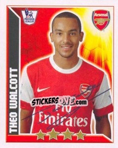 Sticker Theo Walcott - Premier League Inglese 2010-2011 n. 38 - Topps