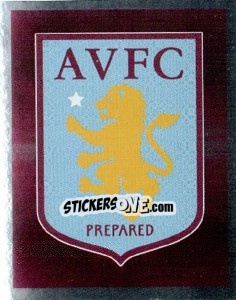 Sticker Aston Villa Logo - Premier League Inglese 2010-2011 n. 42 - Topps