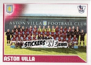 Sticker Aston Villa Team - Premier League Inglese 2010-2011 n. 43 - Topps