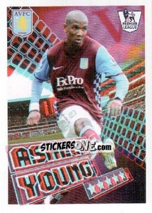 Figurina Ashley Young - Star Player - Premier League Inglese 2010-2011 - Topps