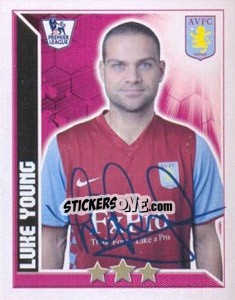 Sticker Luke Young - Premier League Inglese 2010-2011 - Topps