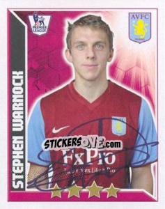 Sticker Stephen Warnock - Premier League Inglese 2010-2011 n. 48 - Topps