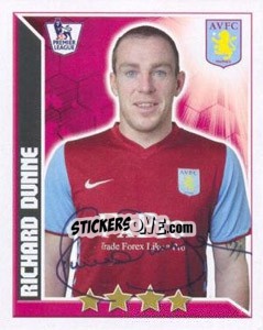 Figurina Richard Dunne - Premier League Inglese 2010-2011 - Topps