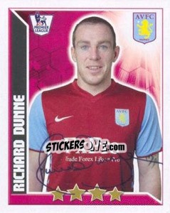 Sticker Richard Dunne - Premier League Inglese 2010-2011 n. 49 - Topps