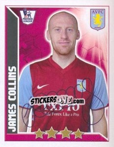 Sticker James Collins - Premier League Inglese 2010-2011 - Topps