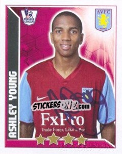 Sticker Ashley Young - Premier League Inglese 2010-2011 - Topps