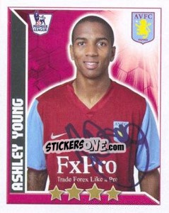 Sticker Ashley Young - Premier League Inglese 2010-2011 n. 55 - Topps