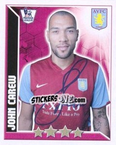 Sticker John Carew - Premier League Inglese 2010-2011 n. 59 - Topps