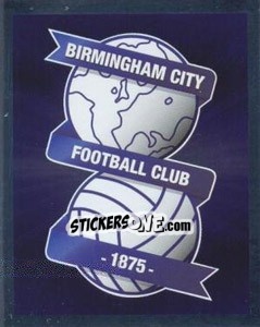 Sticker Birmingham City Logo - Premier League Inglese 2010-2011 n. 61 - Topps