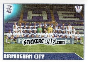 Figurina Birmingham City Team - Premier League Inglese 2010-2011 - Topps