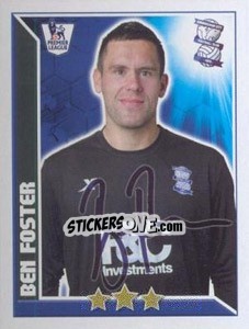 Sticker Ben Foster - Premier League Inglese 2010-2011 n. 64 - Topps
