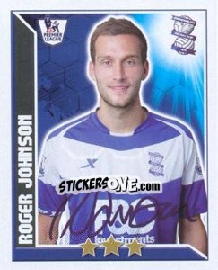 Sticker Roger Johnson - Premier League Inglese 2010-2011 - Topps